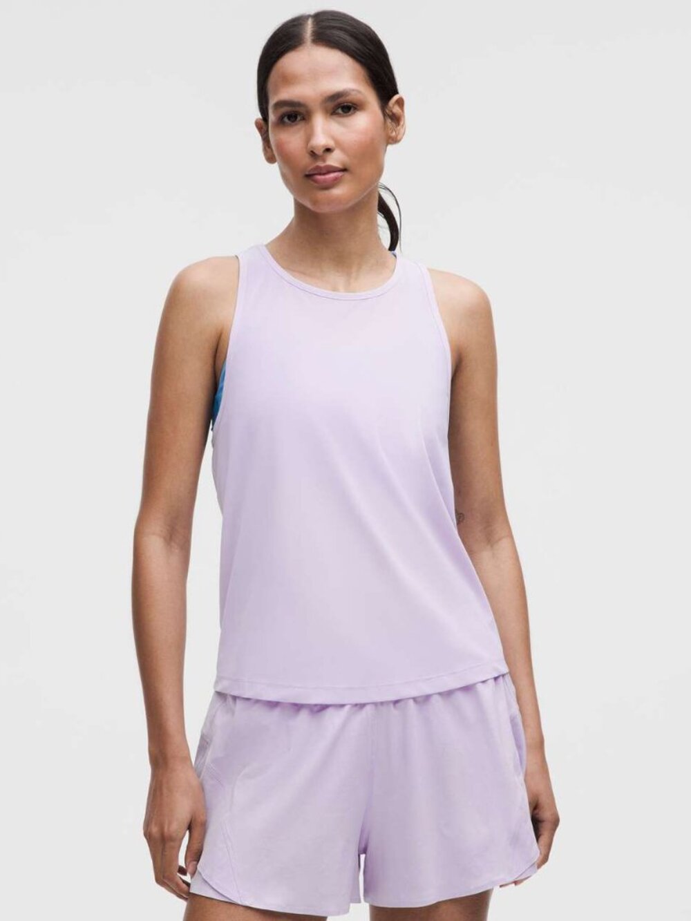 Lululemon Women's Ruched Racerback Tank Top - Light Purple